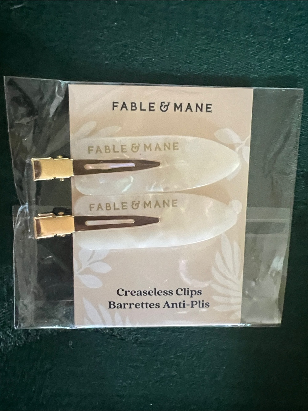 Fable & Mane Pearl Creaseless Hair Clips